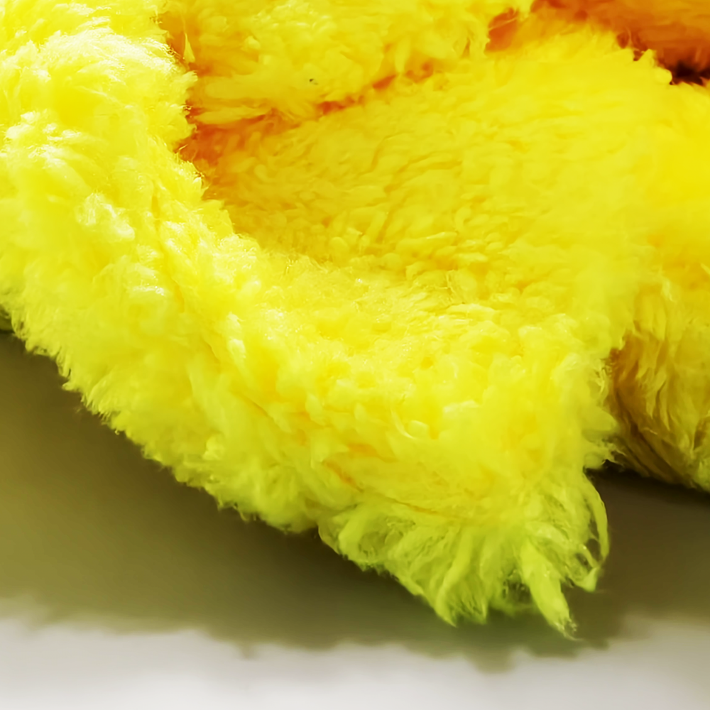 Long Pile PLUSH EDGELESS  40X40cm 550 GSM MICROFIBER CLOTH 