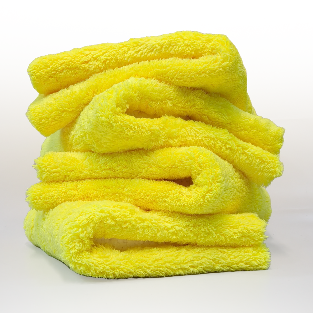 Long Pile PLUSH EDGELESS  40X40cm 550 GSM MICROFIBER CLOTH 