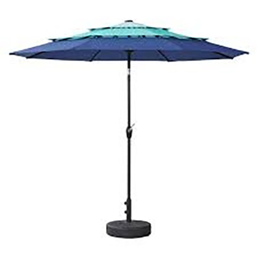 3 TIER ROUND GARDEN UMBRELLA