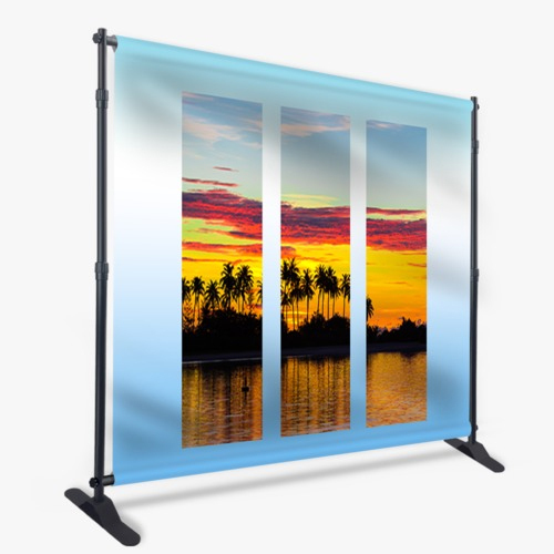 Adjustable Backdrop Banner - Color: Black