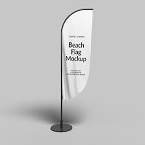 Beach Flag - Color: Black