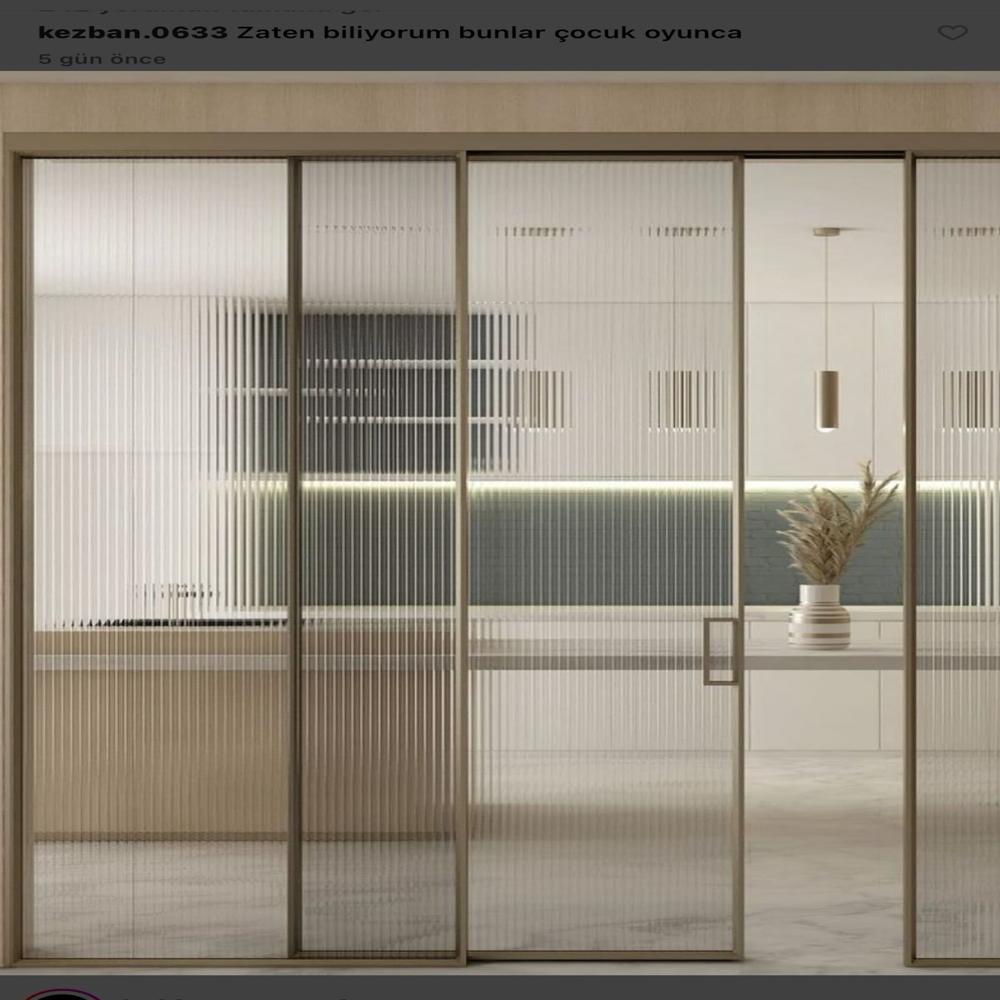 Slim Profile Syncro Sliding Door - Application: Office