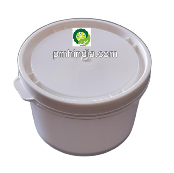500 Ml White Plastic Round Containers - Hardness: Rigid