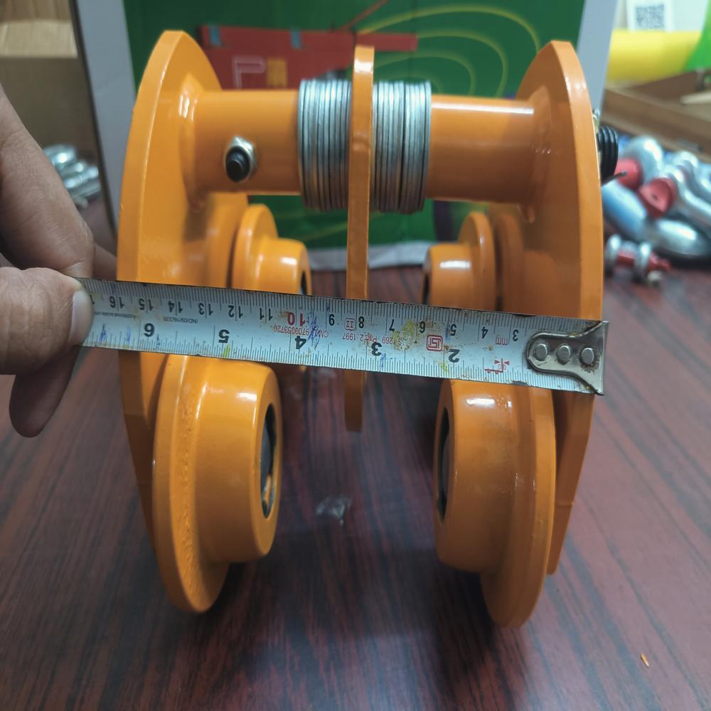 Paint Coated Anti-corrosive Push Pull Beam Trolley