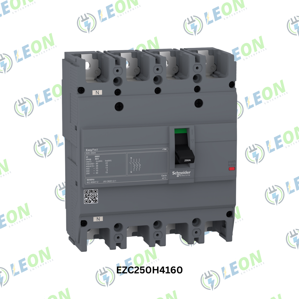 Schneider Ezc250H4160 Easy Pact Mccb - Breaking Capacity: 36 Ka At 415 V Ac