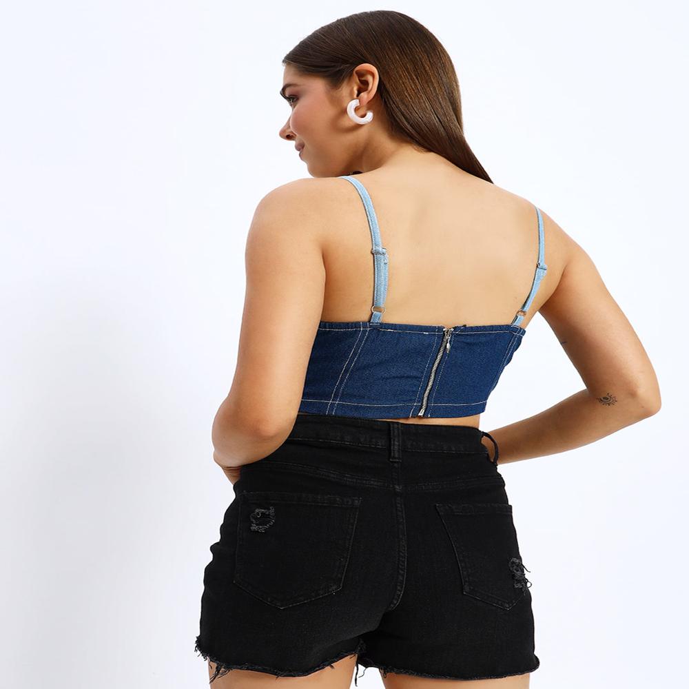 Denim Busting Top - Age Group: Adults