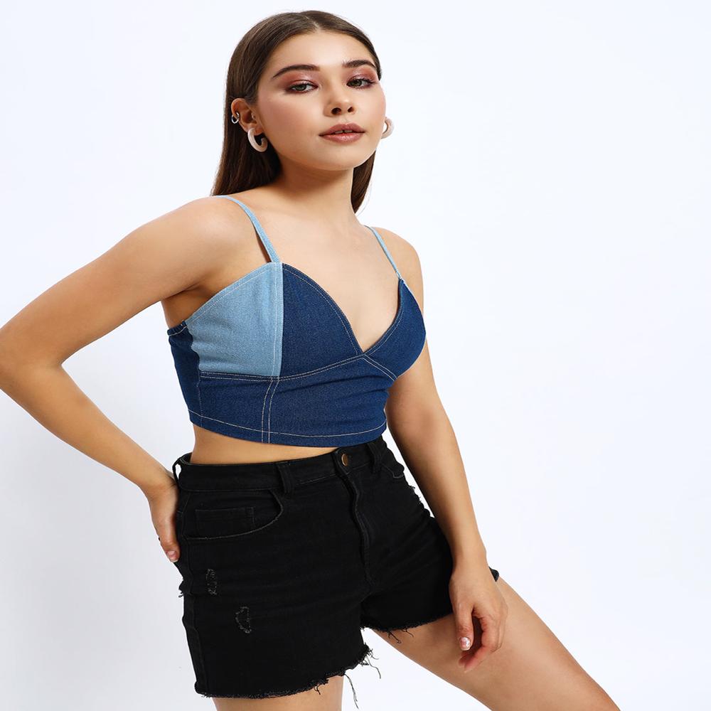 Denim Busting Top - Age Group: Adults