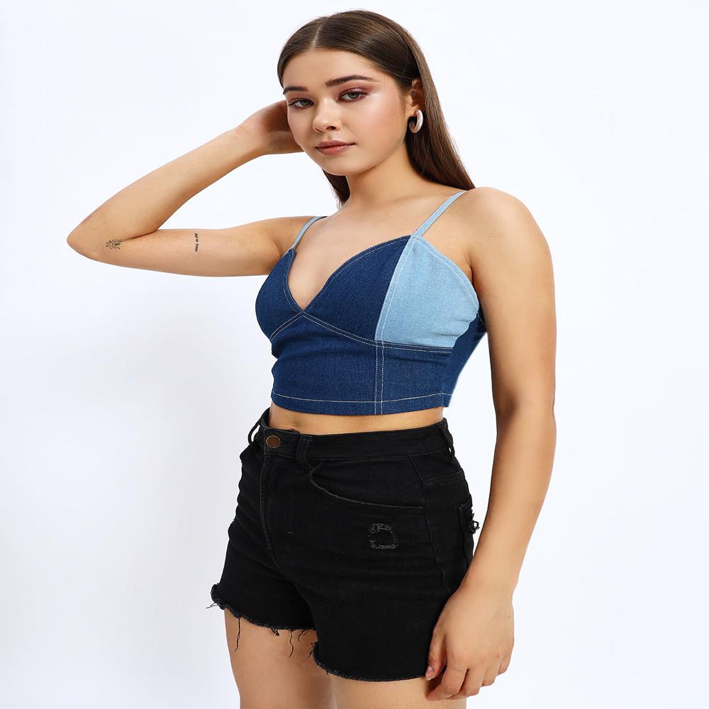 Denim Busting Top - Age Group: Adults