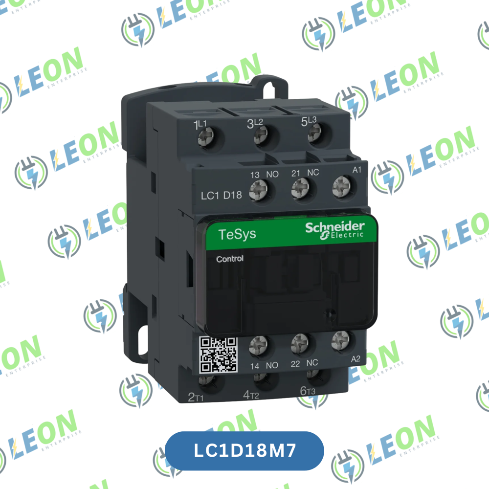 Schneider Lc1D18M7 Tesys Power Contactor - Frequency: 50 Hertz (Hz)