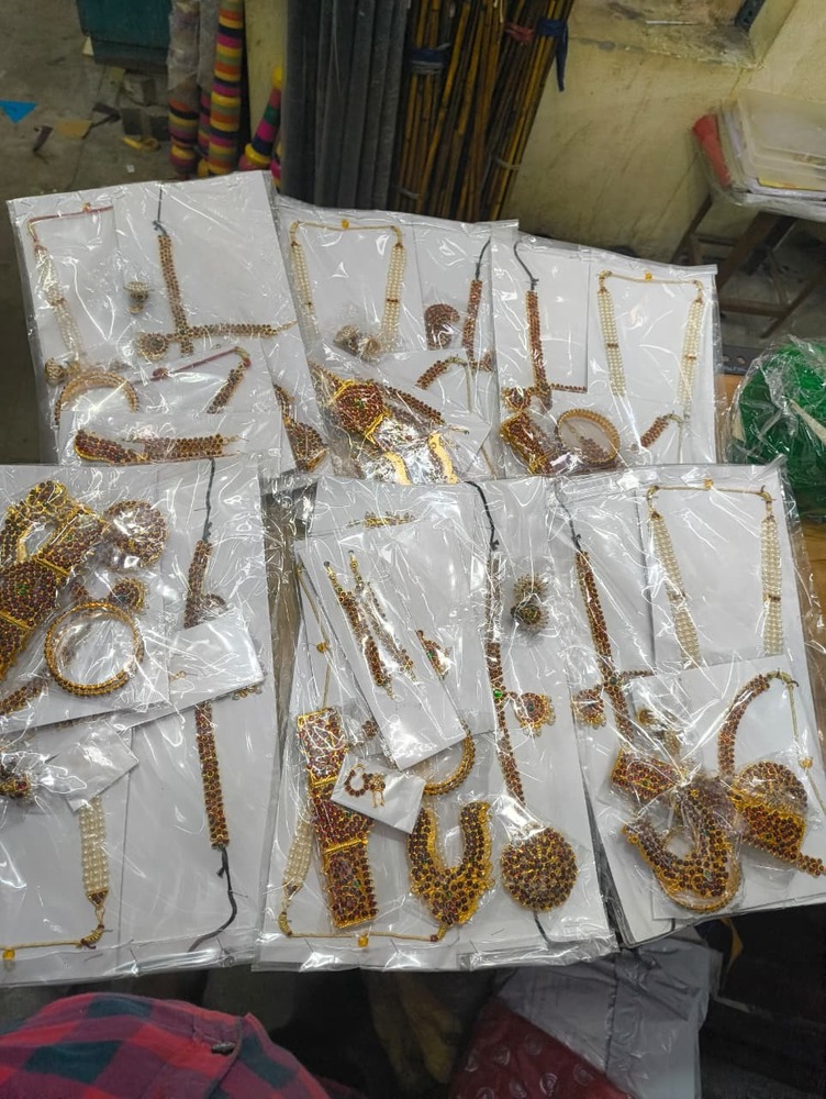 Designer Bharatnatyam Jewellery Set