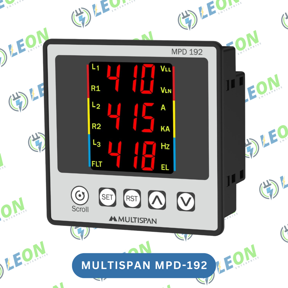 Multispan MPD 192 3 Phase Motor Protection Relay