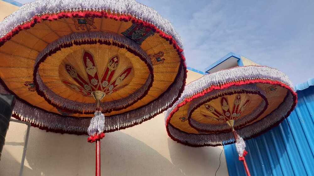 Customized Temple Perumal Umbrella
