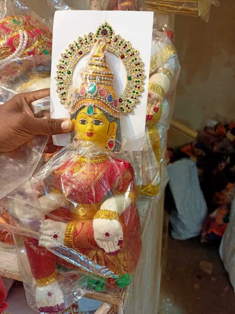 Varalakshmi Amman Faces And Crown
