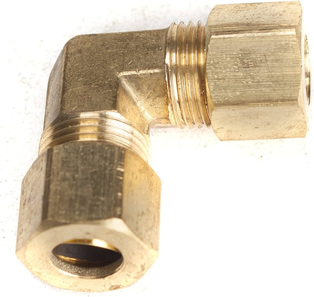BRASS DOUBLE END ELBOW