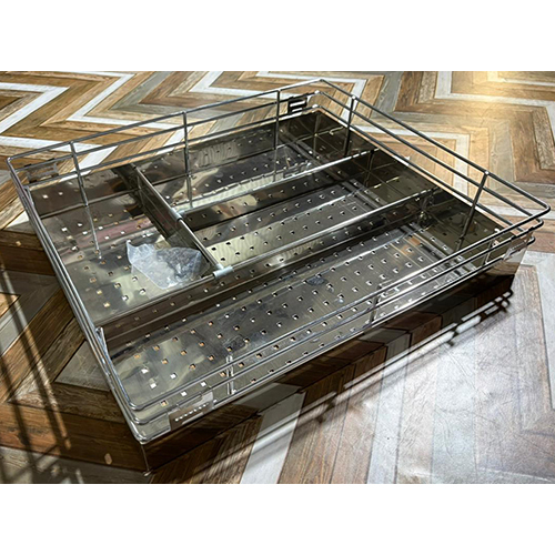 Rectangular Stainless Steel Godrej Kitchen Basket