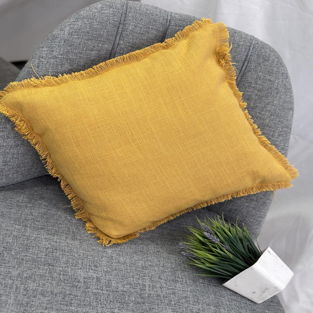 Texture Frill Cushion Cover - Material: Polyester