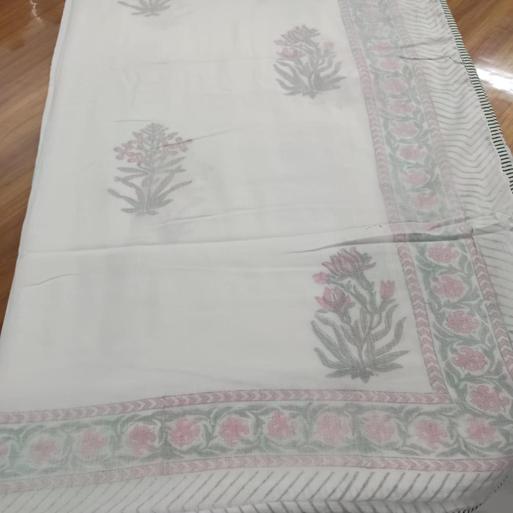 Hand Block Printed Dohar - Density: 1 Gram Per Cubic Centimeter(g/cm3)