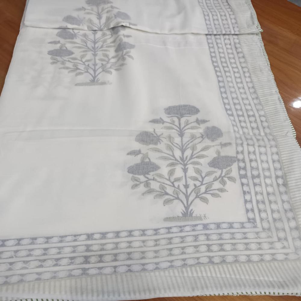 Hand Block Printed Dohar - Density: 1 Gram Per Cubic Centimeter(g/cm3)