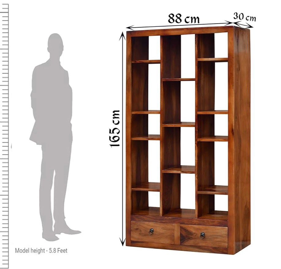 Solid Wooden Bookshelf