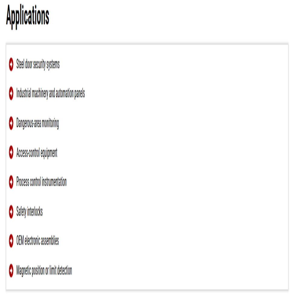 Rugged Aluminium Housing Magnetic Reed Switches