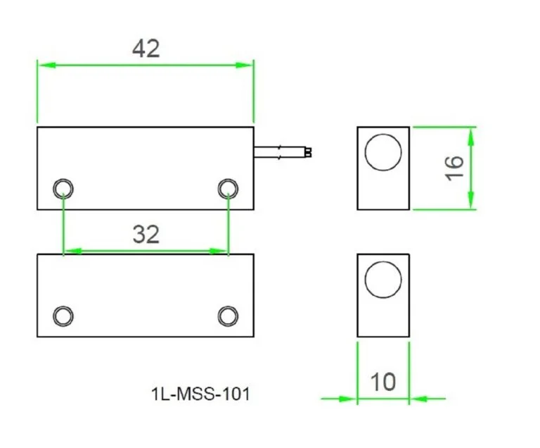 Rugged Aluminium Housing Magnetic Reed Switches