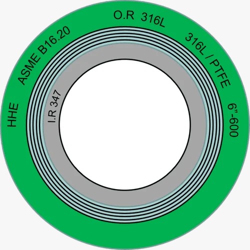 Champion Polytetrafluoroethylene Spiral Wound Gasket