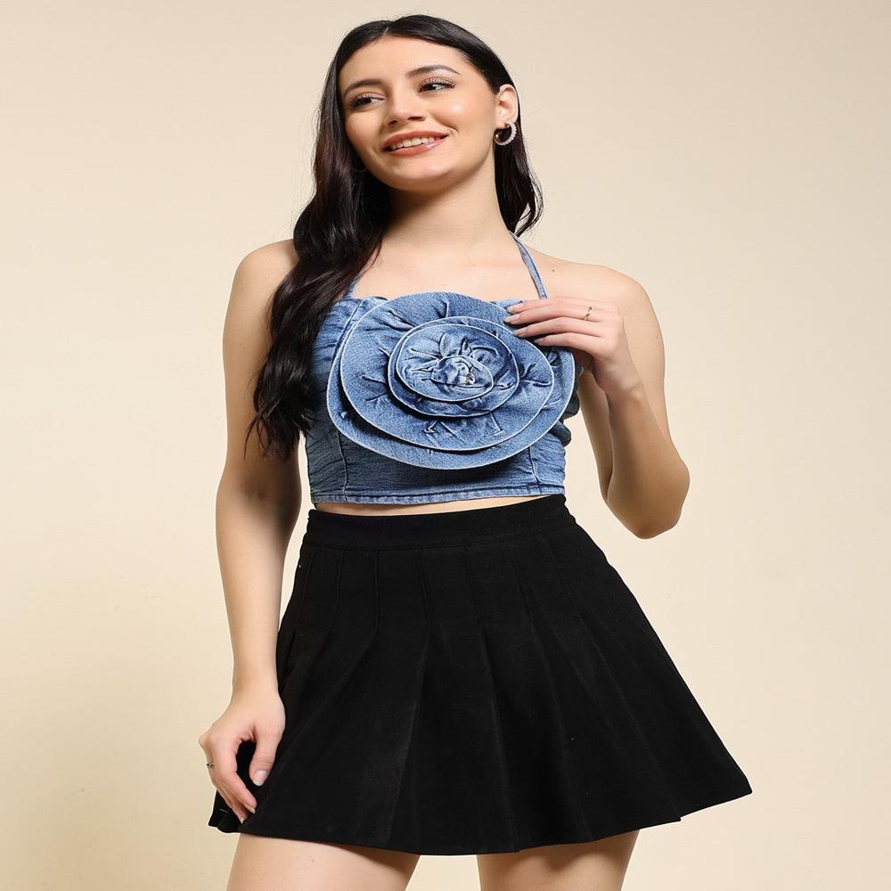 Emily Denim Top - Age Group: Teens