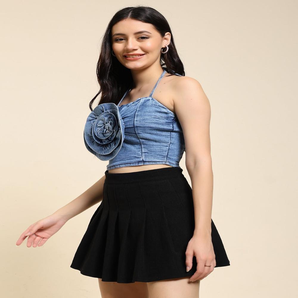 Emily Denim Top - Age Group: Teens