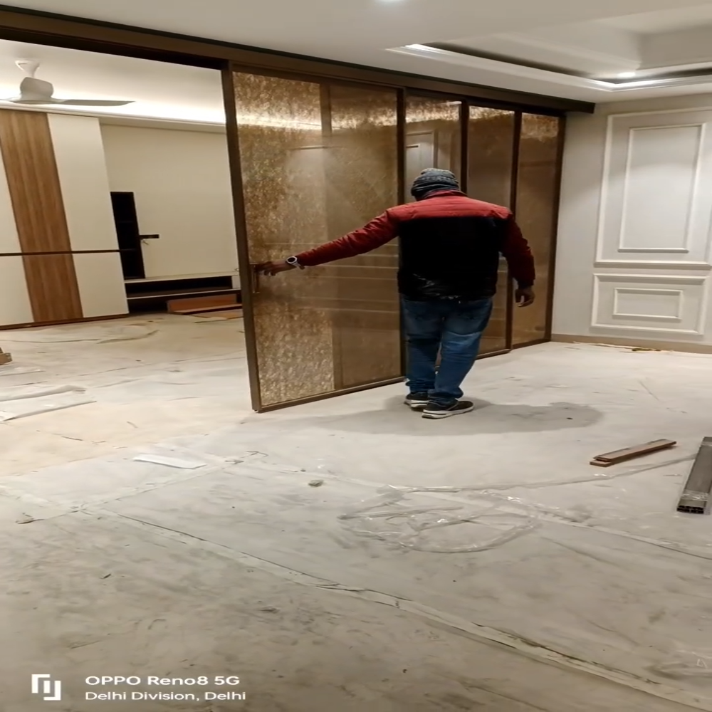 Slim profile Telescopic Sliding Door