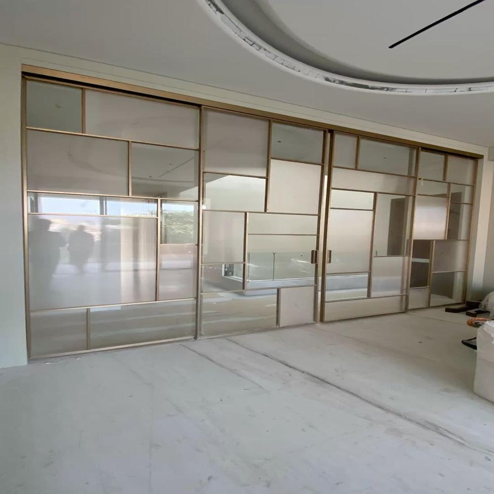 Slim profile Telescopic Sliding Door