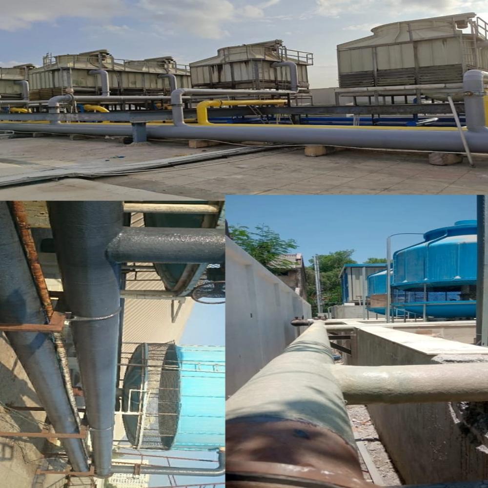 Cooling tower Service & frl lining pipe