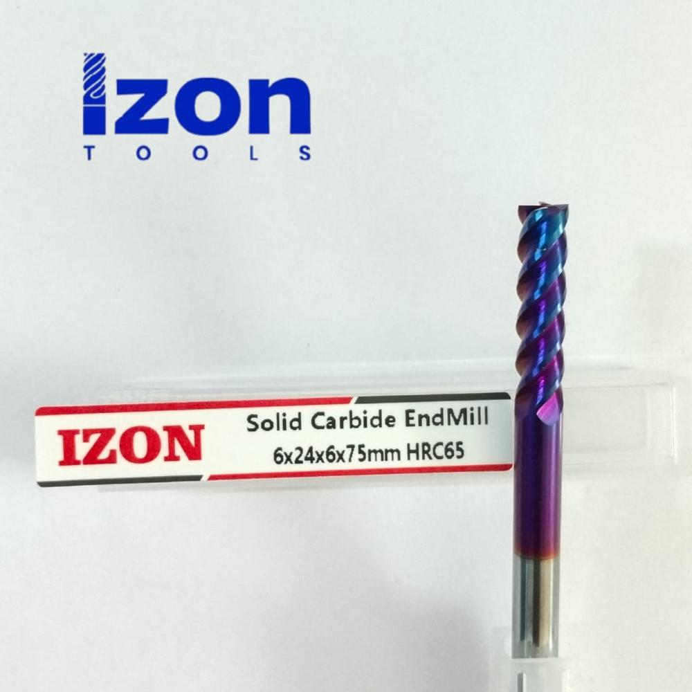 (65HRC-LONG SERIES)DIA-6 4FLUTE CARBIDE ENDMILL