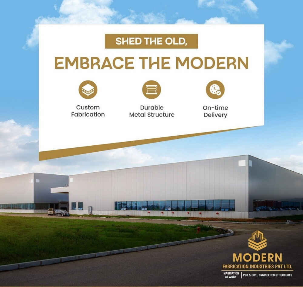 Prefabricated Manufacturing Units Sheds By Modern Fabrication Industries Private Limited
