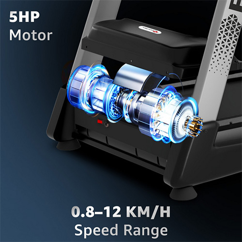 TDA-100 Semi Auto lubrication Motorized Treadmill With Auto Incline