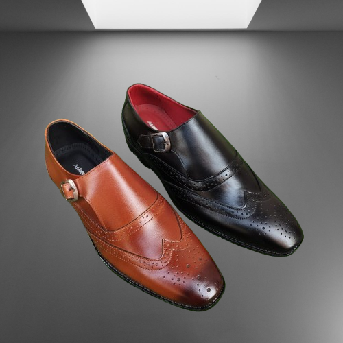 Monk Strap Leather Shoe