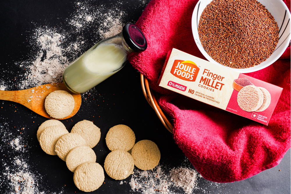 Finger Millet Cookies - Fat Content (%): 14%