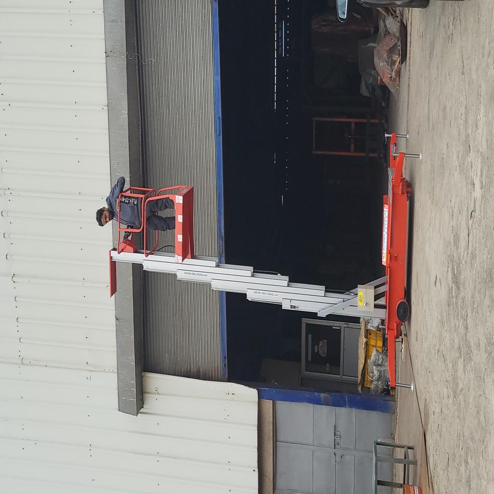Single Mast Aerial Work Platform - Color: Orange