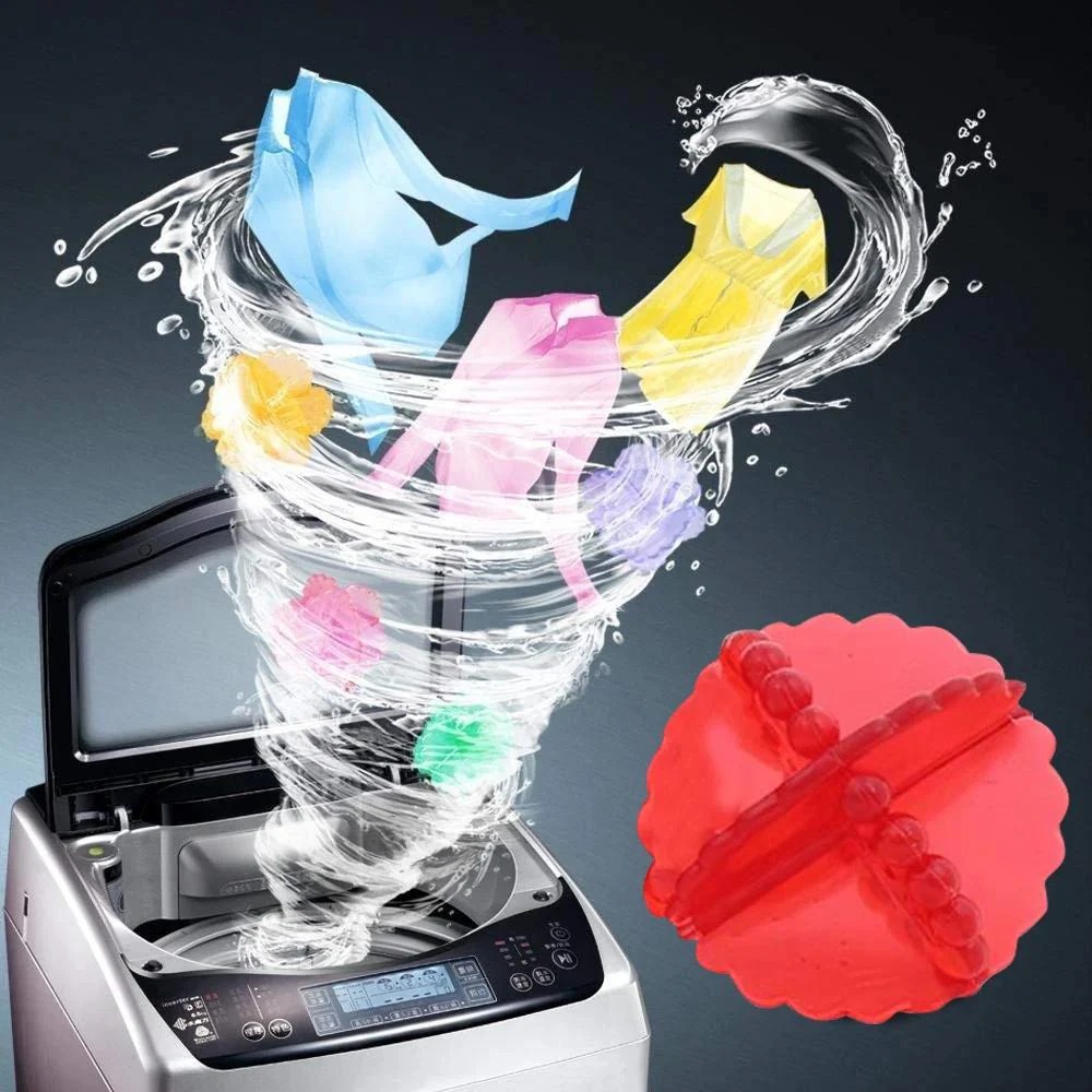 LAUNDRY WASHING BALL WASH WITHOUT DETERGENT (6PCS) 0207