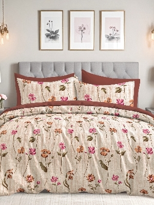 Cotton bedsheet 2 pillow cases