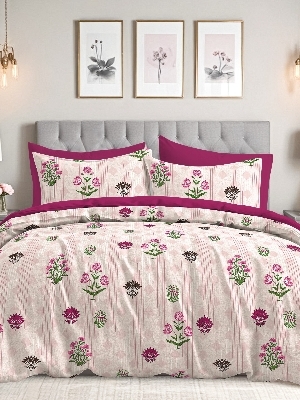 Cotton bedsheet 2 pillow cases