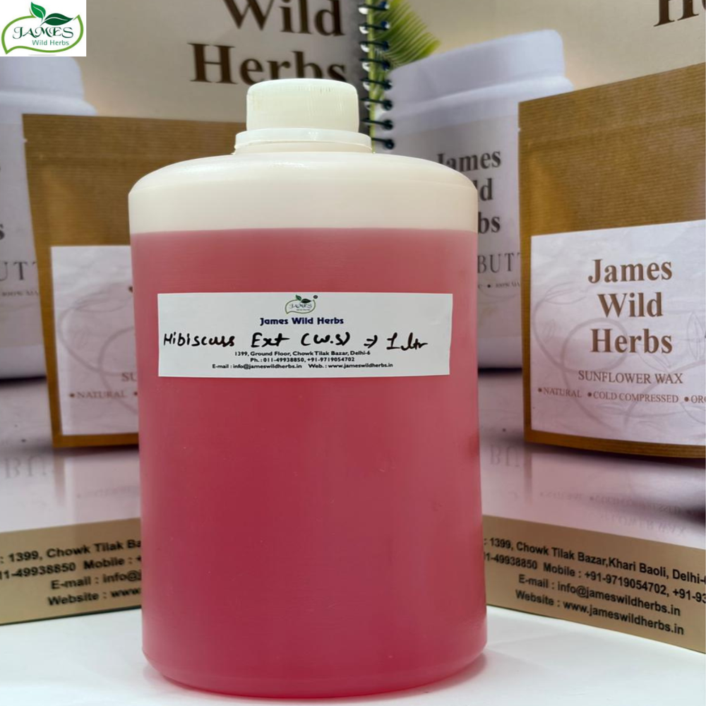 Hibiscus Extract - Herbal Oil , Hydrating & Brightening Formula With Anti-aging Benefits, Oil Control Properties, Even Skin Tone Support