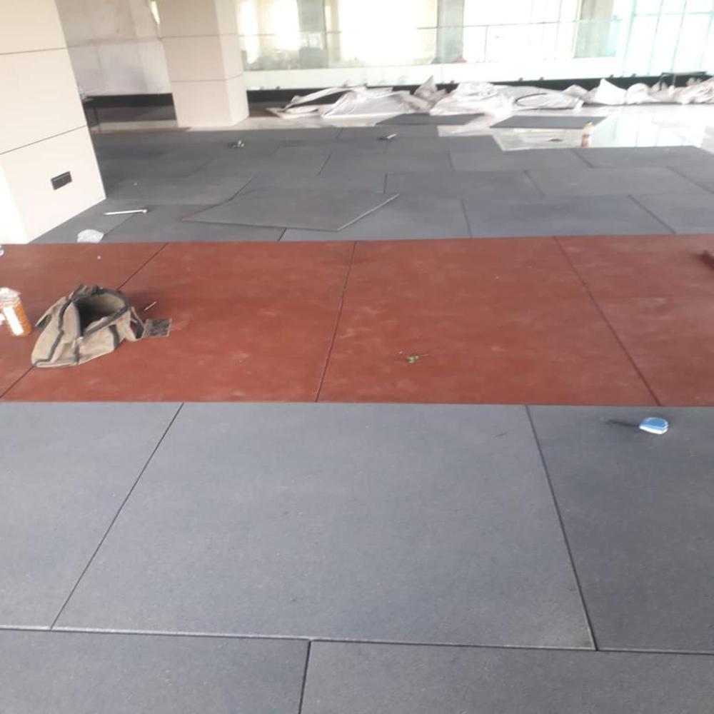 Exercise Mat For Gym 30 Mm - Back Material: Rubber Tpr