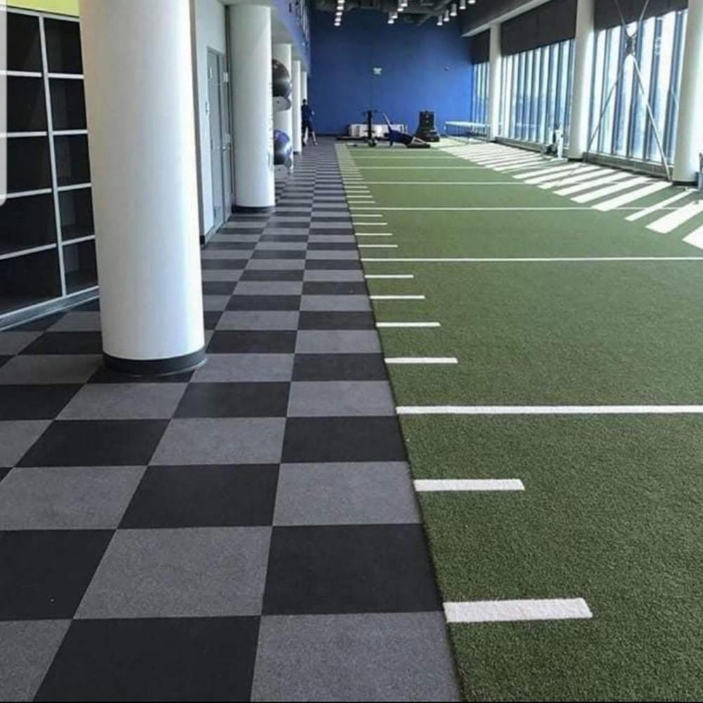 Exercise Mat For Gym 30 Mm - Back Material: Rubber Tpr