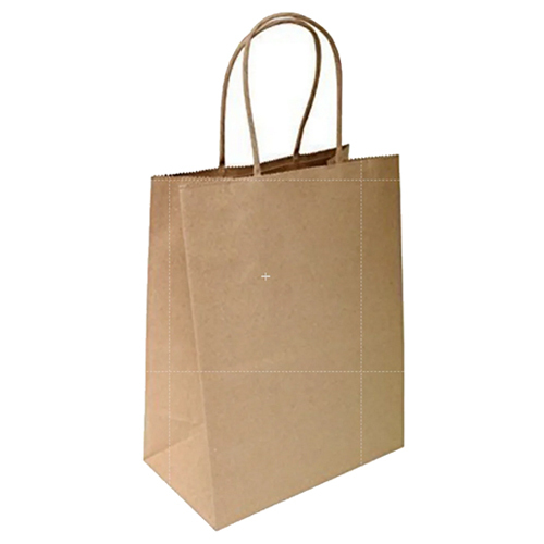 10x8x3 Inch Plain Kraft Paper Bag