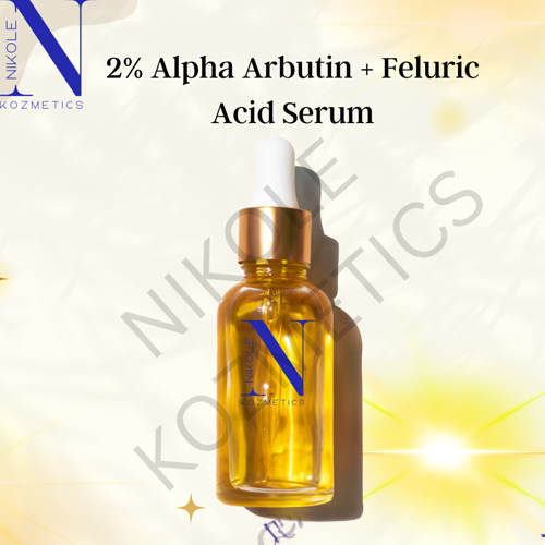 2% Alpha Arbutin + Ferulic Acid Serum - Attributes: Smudge Proof