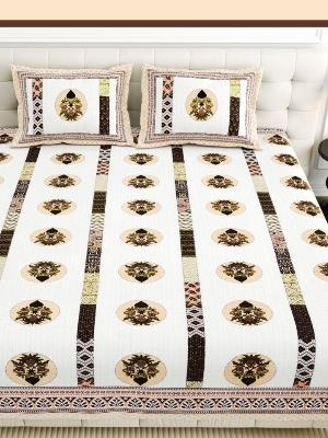 Pure cotton king size bedsheet set