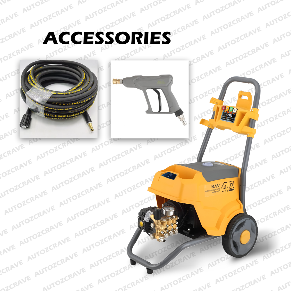 AUTOZCRAVE High Pressure Washer 4.0 KW - 2900 PSI Heavy Duty Electric Power Washer (Commercial Grade)