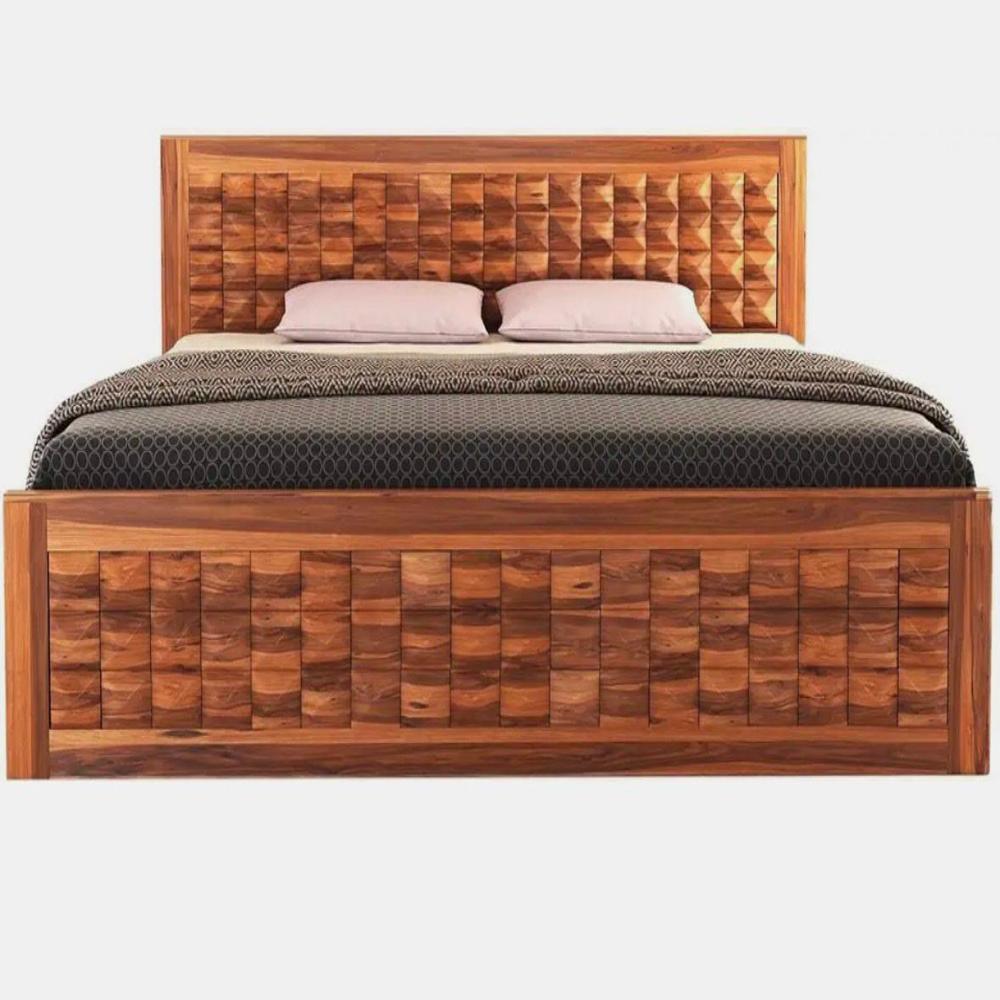 Sheesham Wood Bed - Assembly: No Assembly Required