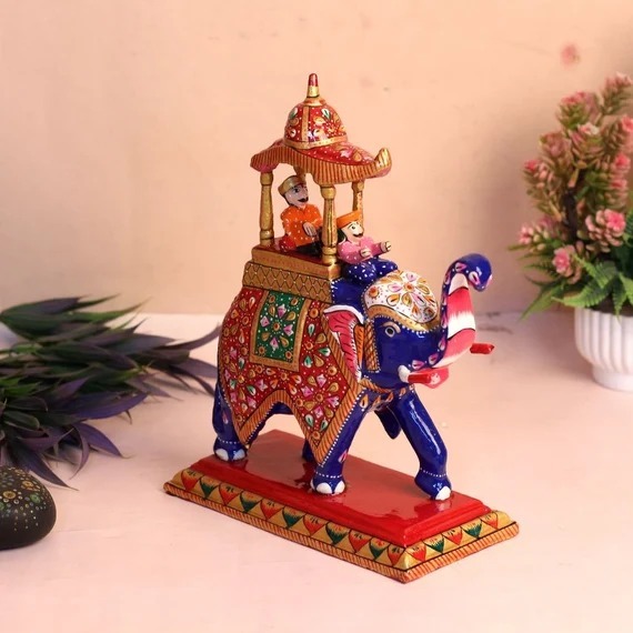 Indian Handicraft  Metal Elephant Statue