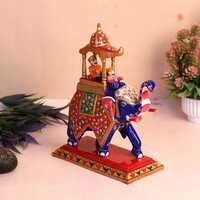 Indian Handicraft  Metal Elephant Statue